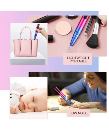Senignol Cordless Nail Drill - 30000RPM Portable Electric File Kit for Acrylic Nails | 5 Speeds Manicure Pedicure Set - Perfect Christmas Gift for Women - Buy Online on SooperMarket.com