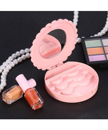 Lash Storage Organizer - Flower Shape Portable Case for False Eyelashes | Travel-Friendly Eyelash Storage Solution - Buy Online on SooperMarket.com