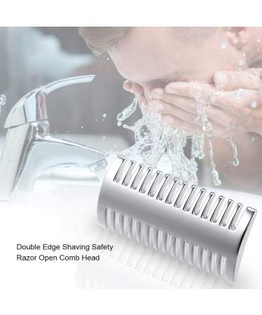 Double Edge Safety Razor | Open Comb Head | Perfect Shaving Tool for Men | Barber Home Use - Buy Online on SooperMarket.com