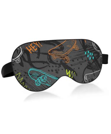 Haskirky Light Blocking Eye Mask Breathable and Adjustable Adult Men and Women Travel on Business Trips Yoga Meditation Light Smooth Comfortable Eye Mask Office Deep Sleep Goodies Mdkxodewnde0smhnq