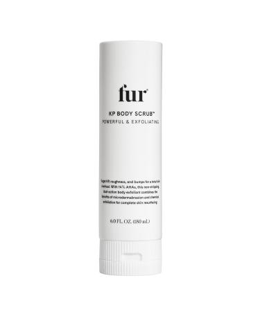 Fur KP Body Scrub - Powerful 14% AHA Body Scrub for Keratosis Pilaris or Rough Patches to Smooth and Clear Skin using Lactic Acid and Physical Exfoliants While Moisturizing the Skin - 6 oz