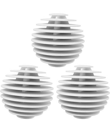 Laundry Balls For Dryer - Hair Remover For Laundry - Spherical Vane Eco-friendly Hair Catcher Balls Anti-tangling Reusable Washing Ball For Enhancing Your Machine Cleaning Power White - Buy Online on SooperMarket.com