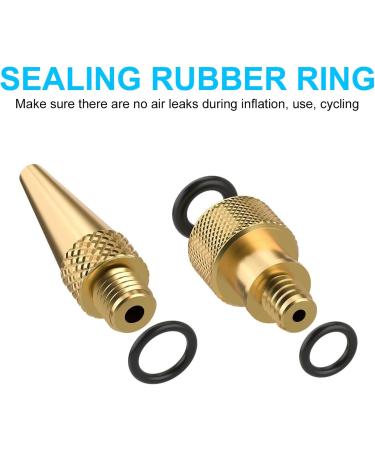 Flintronic Bicycle Valve Adapter Set - 15 Pieces for DV SV AV & Dunlop Flash Valves | Cone Adapters & Ball Needles for Bicycles Air Mattresses & Balls - International Shipping Available - Buy Online on SooperMarket.com