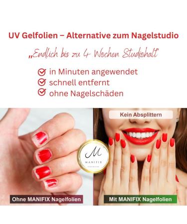 UV Gel Foils Manifix Starter Set Noble Nude | DIY Gel Nail Kit | Swiss Beauty Innovation Award 2021 | Vegan Eco-Friendly Cruelty-Free - Buy Online on SooperMarket.com