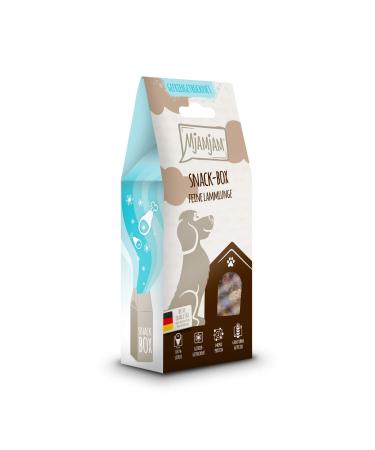 Mjamjam - Premium dog nack - Snackbox - Fine Lamme 1 Pack (1 x 70 g) natural lamps without synthetic preservatives lamb 70 g (1 Pack)