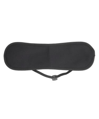 Soft neck-ripid oil wrap for the thyroid gland.Reusable castor oil pack.Compress organic rapid oil packs for neck knots for sleeping (black)
