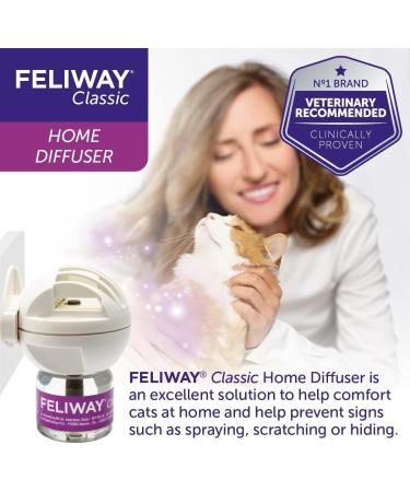 Feliway Classic 20 ml Spray with Classic 30 Day Starter Kit - Diffuser and Refill 48 ml - Buy Online on SooperMarket.com