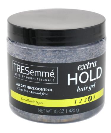 TRESemm  Hair Gel Extra Hold 4 Alcohol-Free 15 Ounce Jar