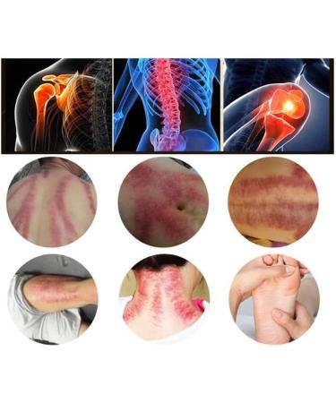 Samnuerly Electric GUA SHA Massager - Wireless Charging Hot-Stone Therapy Improved Blood Circulation - Wood Grain Design - Buy Online on SooperMarket.com