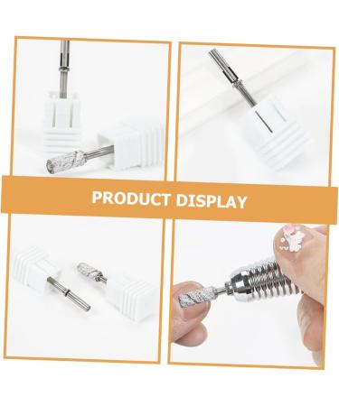 FOMIYES Tools Nail Grinding Heads Professional Drill Bits Manicure Drill Bits Cuticle Drill Bits for Nails Safety Bits for Nail Drill Nail Bit Portable Polishing Head Stainless Steel - Buy Online on SooperMarket.com