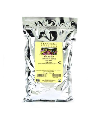 Starwest Botanicals Rosehips C/S Organic 1 lb (453.6 g)