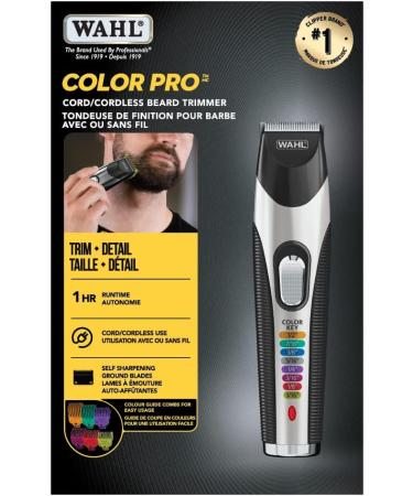 WAHL COLOUR PRO CORD/CORDLESS BEARD TRIMMER BLACK - Buy Online on SooperMarket.com