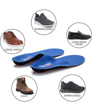 Valsole Orthopedic Insoles for Men & Women - Soft Shoe Inserts for Flat Feet & Plantar Fasciitis - Comfort support | EU Size 40-41 (26cm) V107B - Buy Online on SooperMarket.com