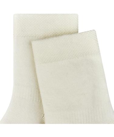 FALKE Unisex Baby Cotton Soft-Top Socks | Gentle Grip, Elasticated Ankle Zone | Blue Pink & More | 1 Pair Sensitive | White (Off-White 2040) | Eco-Friendly | 0 Months - Buy Online on SooperMarket.com