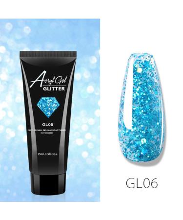 8pcs Nail Extension Gel Kit - Fast Building Gel & Sequins for Perfect Manicure | International Shipping - Buy Online on SooperMarket.com