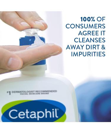 Cetaphil Oily Skin Cleanser 473ml with Niacinamide - For Combination to Oily Sensitive Skin - Buy Online on SooperMarket.com