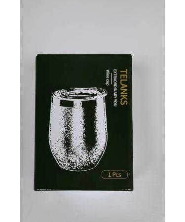 Telanks Modern 340 ML Yerba Mate Cup | 18/8 Stainless Steel | BPA-Free Lid Straw & Cleaning Brush | Black Tea Beverage Essential - Buy Online on SooperMarket.com