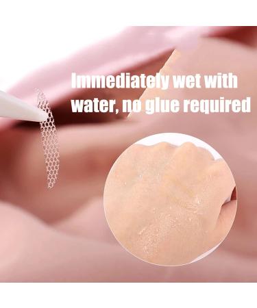 Instant Eyelid Stickers for Droopy Hooded Single Eyelids 1 Roll Double Eyelid Tape Adhesive Invisible Free Lace Mesh Eyelid Lifter Strips with Tweezers and Fork Rod - Buy Online on SooperMarket.com