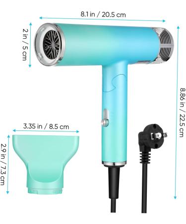Healeved Foldable Hair Dryer Hair Dryers for Women Travel Hairdryer Foldable Hair Care Shell Material - Buy Online on SooperMarket.com