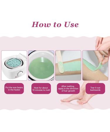 Mini Wax Sail | Small Wax Warmer for Hair Removal | Transparent Lid Wax Heater for Body Spa Salon (EU Connector) - Buy Online on SooperMarket.com