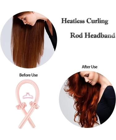 Heatless Curlers Headband Heatless Curls No Heat Wave Hair Curlers Styling Tools for Long Medium Hair Hair Curlers Make Hair Soft And Shiny(Blue) - Buy Online on SooperMarket.com
