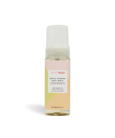 WooWoo Manifesto Gentle Foaming Natural Body Wash For Women 150ml - Vegan Sulphate Free Body Care pH Balanced Gentle Skin Cleanser with Aloe Vera and Artichoke Leaf Peptides - Menopause Range