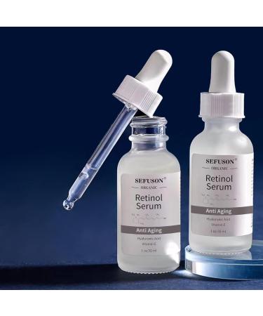 Retinol Serum High Strength Anti-aging Serum with Hyaluronic Acid & Vitamin E Face Serum for Wrinkles Pigmentation Fine Lines & Sensitive Skin.1Oz - Buy Online on SooperMarket.com