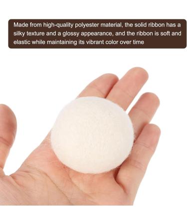 sourcing map 4 Pcs Wool Dryer Balls 1.6 Inches Wool Laundry Dryer Balls for Reducing Clothing Static and Wrinkles White 1.6" White - Buy Online on SooperMarket.com