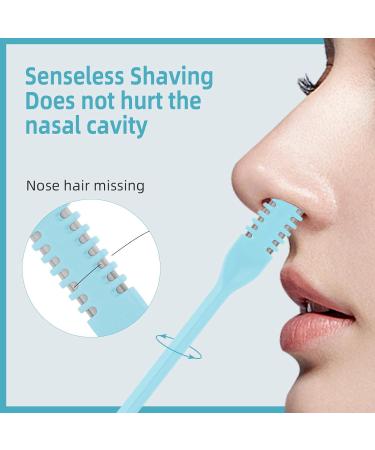 3 Pack Nose Hair Trimmer - 2 in 1 Professional Double Headed Hair Clipper & Remover (Blue) - Perfect for Men & Women - International Shipping Available - Buy Online on SooperMarket.com