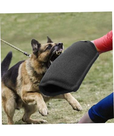 Dog Bite Sleeves Soft Dog Training Arm Sleeve Bite Training Protection Sleeve Black Burlap Arm Protection Sleeves for Dog Training Supplies - Buy Online on SooperMarket.com