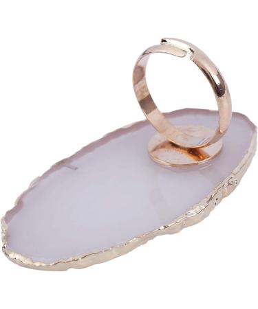 1 Pc Resin Stone Color Nail Art Ring Palette Finger Ring Plate Acrylic Polish Cream Foundation Mixing Nail Art Equipment - Buy Online on SooperMarket.com