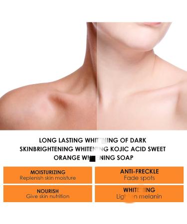 TMEEIHNSS 3PCS Vitamin C Soap Set - Handmade Orange Organic Soap for Face & Body - Buy Online on SooperMarket.com
