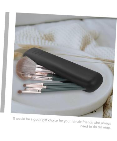 Gogogmee 1set Powder Puff Storage Box Miss Beauty Egg Small Black 20X4.8CM - Buy Online on SooperMarket.com