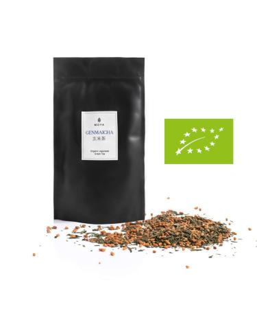 Organic Moya Gr n-Tee Genmaicha 100g - Loose Japanese Green Tea with Roasted Brown Rice | Vegan & Vegetarian | Eco-Friendly Packaging - Buy Online on SooperMarket.com