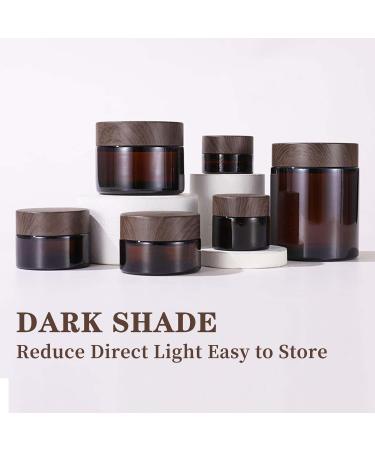 Tuakimce 6-Piece Glass Cream Can Set - 15ml & 30ml Clear Containers with Lids - Ideal for Cosmetics Creams and Lotteries - Buy Online on SooperMarket.com