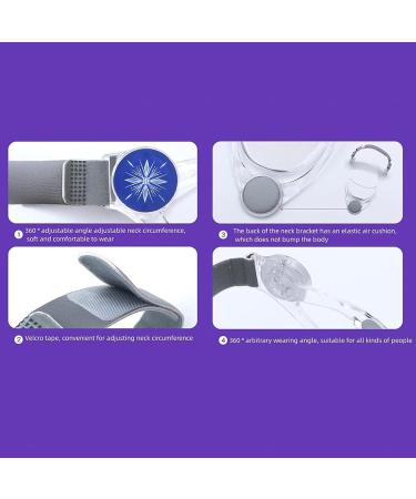 Orthopedic Neck Collar 360 Rotation Adjustment Neck Collar Brace Folding Design Easy to Carry Neck Orthotic Prevent Neck Cervical Pain - Buy Online on SooperMarket.com