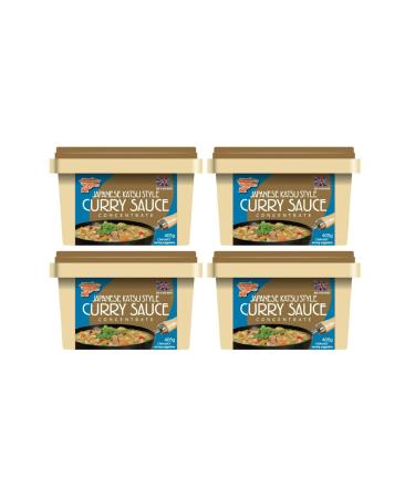 Goldfish Japanese Katsu Style Curry Sauce Concentrate 405g (Pack of 4) by CNMART