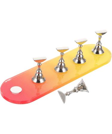 minkissy 3 Sets Nail Practice Holder Nail Art Practice Decorative Nail Racks Creative Nail Stands Nail Racks for Nail Art Magnetic Nail Display Nail Decor Bracket Plastic Strip - Buy Online on SooperMarket.com