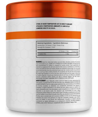 Ballistic Supps Creatine HCL 200 Grams - 57 Servings per Full Scoop - Buy Online on SooperMarket.com