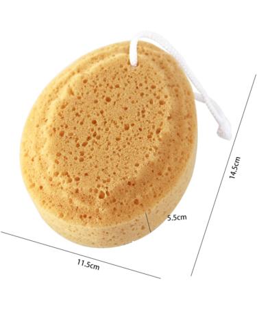 Angoily 5pcs Loofah Sponge Set - Natural Exfoliating Bath Sponges for Men | Shower & Body Care - Buy Online on SooperMarket.com