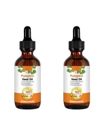 Pumpkin Seed Oil Nourishing And Repairing Hair Natural Organic Pumpkin Seed Oil For Hair Growth Hair Oil For Dry Damaged Hair 60ml 60ml (Pack of 2)