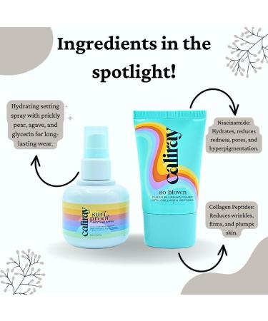 Caliray Staycation Primer & Setting Spray Set - Long-Lasting Makeup | Shop Internationally - Buy Online on SooperMarket.com