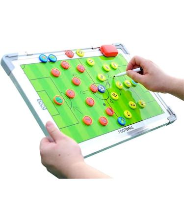 Pure Vie Soccer Coaches Tactical Board - Portable Magnetic Blackboard for Football Strategy | Coaching Clipboard Kit with Markers, Pen, and Eraser - Buy Online on SooperMarket.com