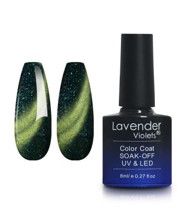 Lavender Violets 8ml Gel Nail Polish UV LED Soak Off Nail Lamp Curing Manicure Pedicure Classical Coloured Bottle Cat Eye Effect D369 Cat Eye-369