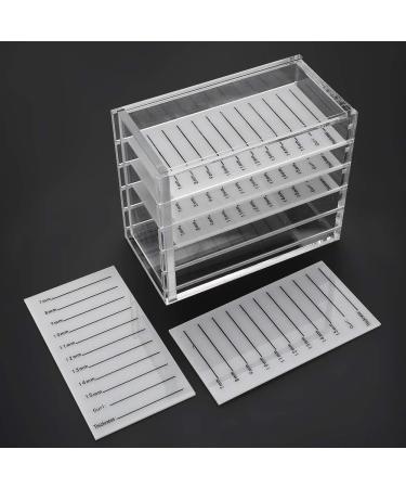Premium 5-Layer Eyelashes Storage Box | Organizer Case for False Eyelashes & Adhesive Pallet | Durable Makeup Storage Solution - Buy Online on SooperMarket.com