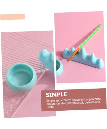 minkissy 4 Sets Nail Art Brush Cup Nail Soak off Bowl Chinese Bask Plastic Sponge Manicure - Buy Online on SooperMarket.com