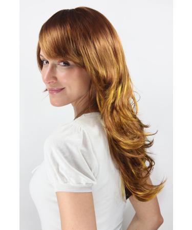 Buy WIG ME UP 3220-30-144 | Wild Reddish Brown & Golden Blonde Streaked Long Wavy Hair - International Shipping Available - Buy Online on SooperMarket.com