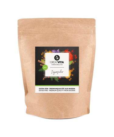 GreatVita Organic Ginger Powder 250g 100% pure ginger root without additives gently dried and ground 250 g (1 pack)