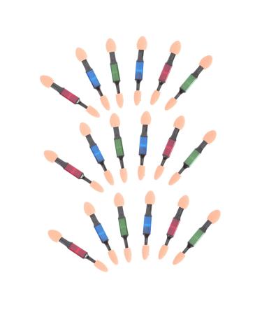 Beavorty 30pcs Double Ended Eye Shadow Stick Makeup Disposable Eyeshadow Woman Sponge Tool