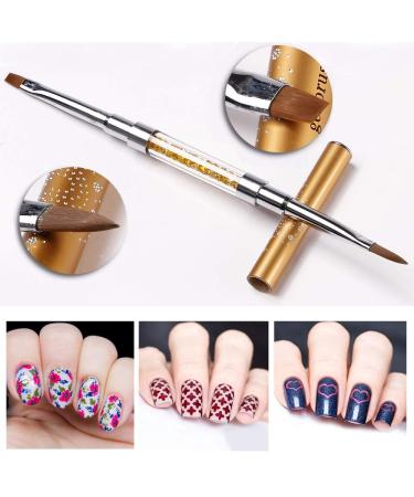Kalolary 3PCs Acrylic Nail Brushes - Perfect Gel Nail Art & Design Accessories for Professional Nail Care - Buy Online on SooperMarket.com